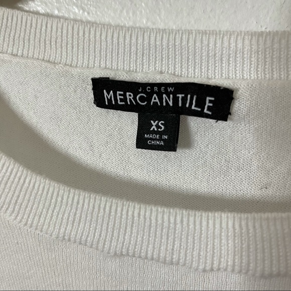 J. Crew Mercantile Striped Cat Print Sweater Sz XS - Picture 6 of 7